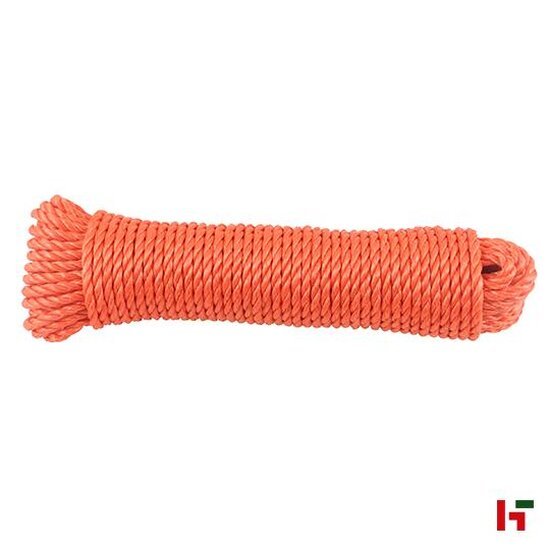 Meten - Ledent Touw, PP gevlochten Oranje 6 mm 20 m - Ledent