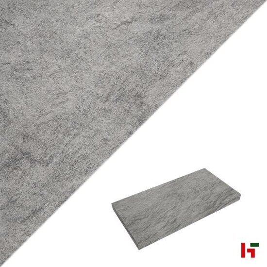 Gecoate betontegels - GeoProArte® Naturals, Gecoate Terrastegel Quartz Grey 60 x 30 x 4 cm - MBI