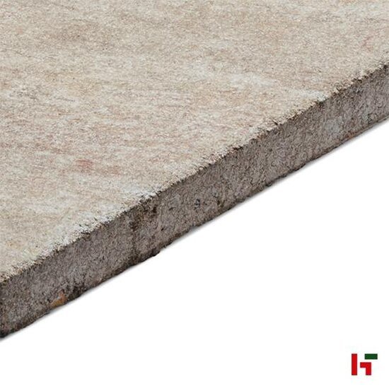 Gecoate betontegels - GeoProArte® Naturals, Gecoate Terrastegel Quartz Beige 60 x 30 x 4 cm - MBI