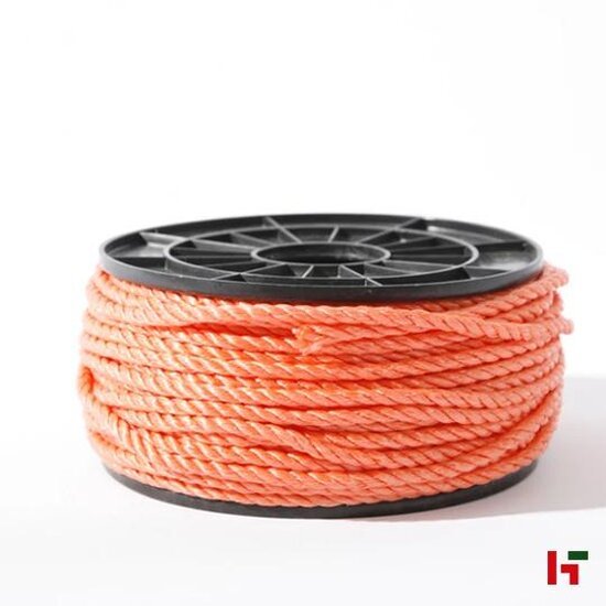 Meten - Ledent Touw, PP gevlochten Oranje 4 mm 50 m - Ledent