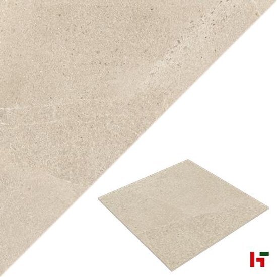 Keramische tegels - Verano, Keramische Terrastegel Sand 120 x 120 x 2 cm - Stone Base