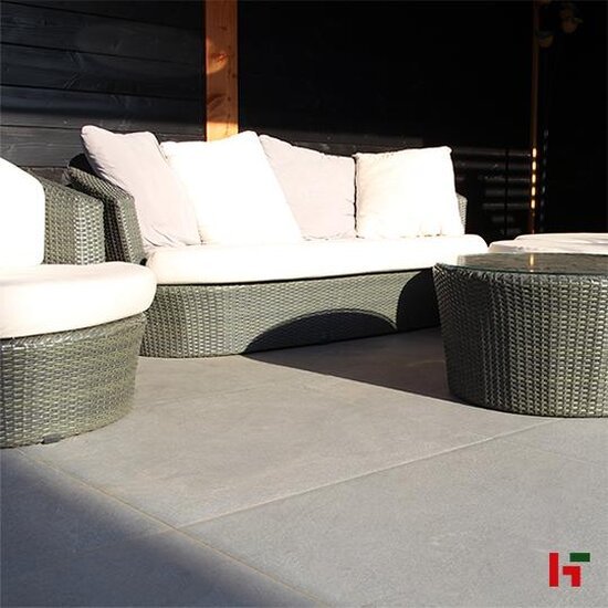 Keramische tegels - Verano, Keramische Terrastegel Black 60 x 60 x 2 cm - Stone Base