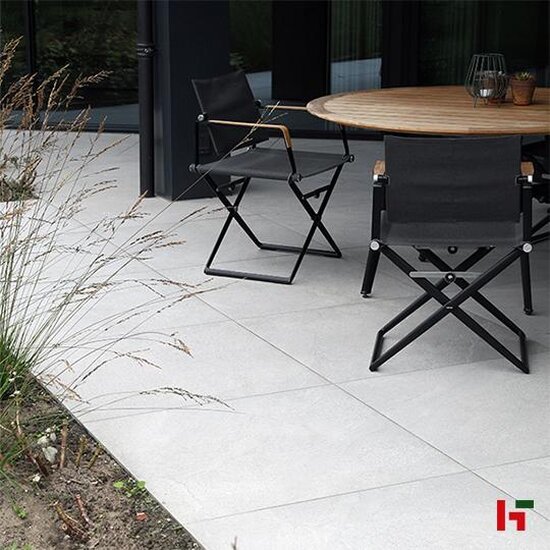 Keramische tegels - Verano, Keramische Terrastegel Grey 60 x 60 x 2 cm - Stone Base