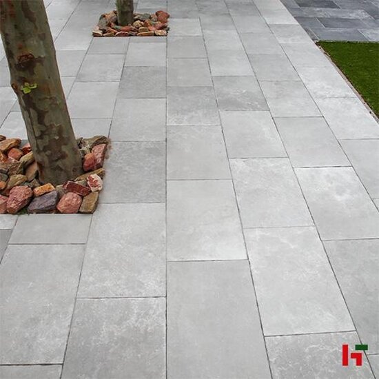 Keramische tegels - Pierre Antiquato, Keramische Terrastegel Grey - Gris 60 x 40 x 2 cm - Stone Base