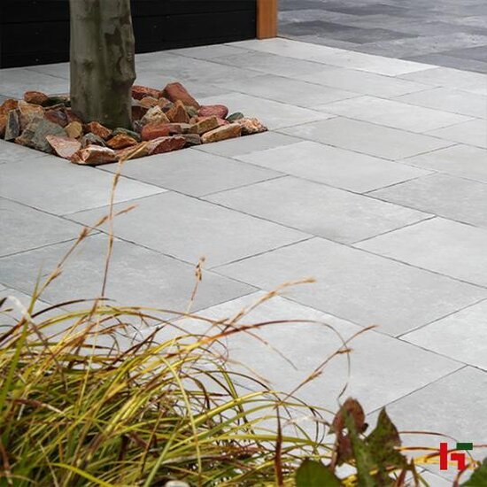 Keramische tegels - Pierre Antiquato, Keramische Terrastegel Grey - Gris 60 x 40 x 2 cm - Stone Base