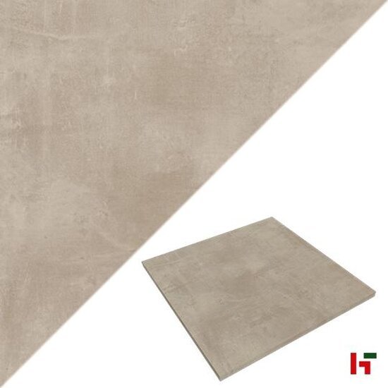 Keramische tegels - Metropole, Keramische Terrastegel Beige 80 x 80 x 2 cm - Stone Base