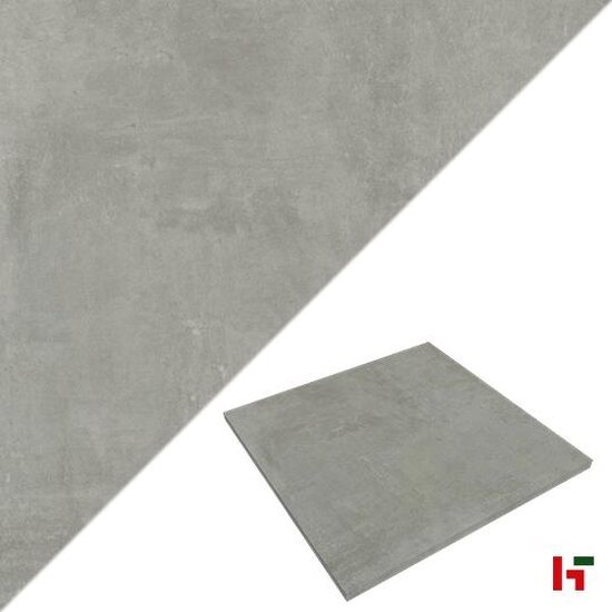 Keramische tegels - Metropole, Keramische Terrastegel Grey 80 x 80 x 2 cm - Stone Base