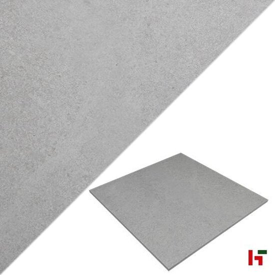 Keramische tegels - Montagna, Keramische Terrastegel White 100 x 100 x 2 cm - Stone Base