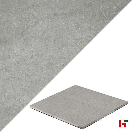 Keramische tegels - Skyline, Keramische Terrastegel Taupe 120 x 120 x 2 cm - Stone Base