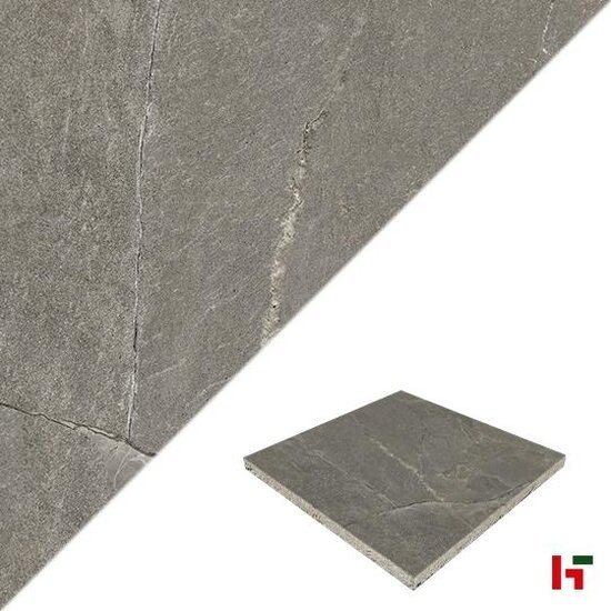 GeoCeramica - GeoCeramica Starter, Tempo Dark Matt 75 x 75 x 4 cm - MBI