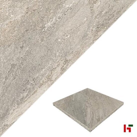 GeoCeramica - GeoCeramica Starter, Quartzstone Taupe Matt 75 x 75 x 4 cm - MBI