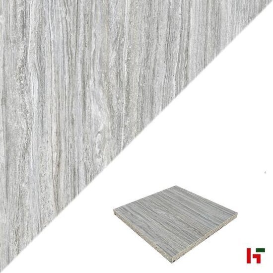 GeoCeramica - GeoCeramica Pointer, Filo Grey 60 x 60 x 4 cm - MBI