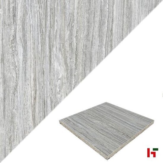 GeoCeramica - GeoCeramica Pointer, Filo Grey 80 x 80 x 4 cm - MBI