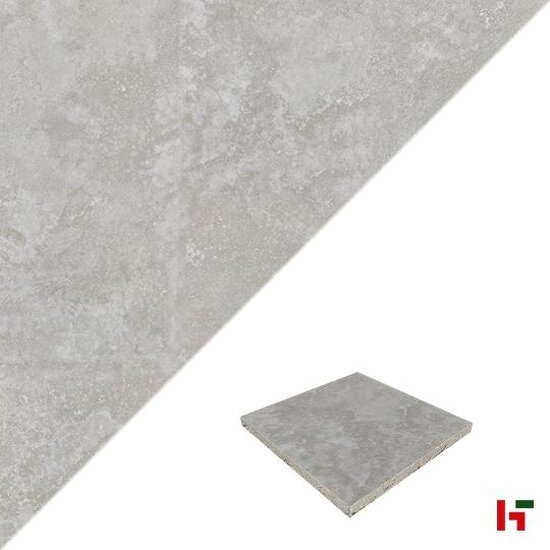 GeoCeramica - GeoCeramica, Rappalano Grijs 60 x 60 x 4 cm - MBI