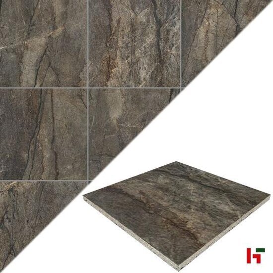 GeoCeramica - GeoCeramica, Bresscia Brown 100 x 100 x 4 cm - MBI