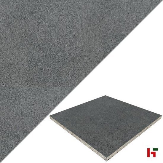 GeoCeramica - GeoCeramica, Surface Mid Grey 100 x 100 x 4 cm - MBI