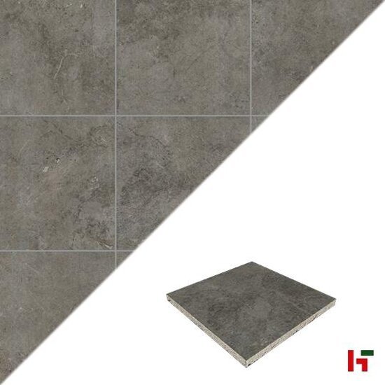 GeoCeramica - GeoCeramica, Baltico Grey Punch 60 x 60 x 4 cm - MBI