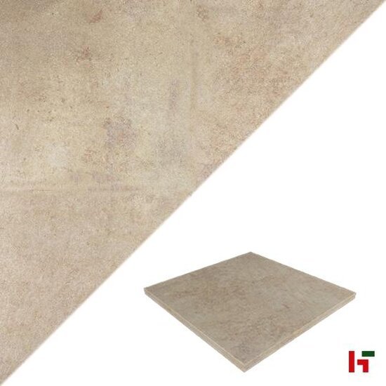 Gecoate betontegels - GeoProArte® Naturals, Gecoate Terrastegel Quartz Beach 60 x 60 x 4 cm - MBI