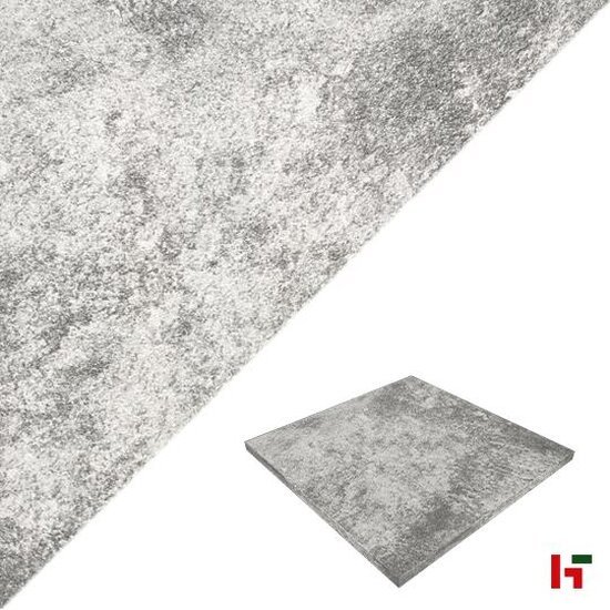 Gecoate betontegels - GeoProArte® Tundra, Gecoate Terrastegel Arctic Ice 60 x 60 x 4 cm - MBI