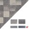 Betonklinkers - Inline getrommeld, Betonklinker Grijs-Zwart 30 x 20 x 6 cm - Coeck
