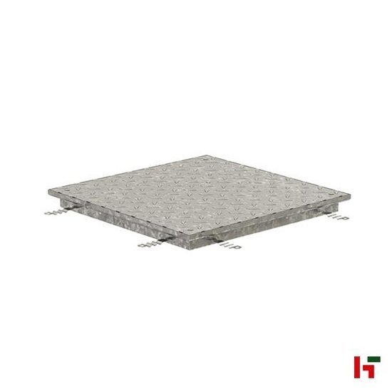Straatkolken & putdeksels - Putdeksel, Toptek Solid - Aluminium 37,8x37,8cm - ACO