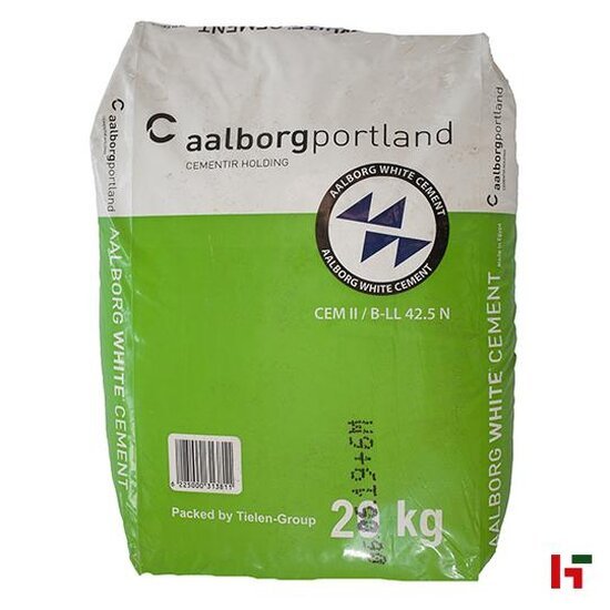 Cement & mortels - Witte cement, Zakgoed COE CEM II/B-LL 42,5 N PE zak 20 kg - Tiemix